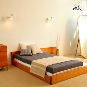 몽스홈 3단 접이식 마약매트리스 수면매트 바닥 접는 토퍼 14cm MS 다크그레이