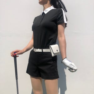 로로얼로이 여성 골프티셔츠 조이 반팔 카라 사이드 배색 여름 냉감 티셔츠 여성골프웨어