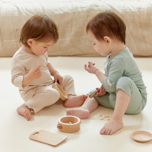 디킨 모달 스무디 7부 아기 여름 실내복 상하의 세트