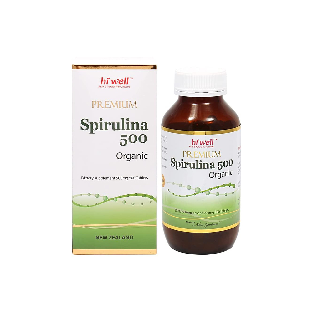 뉴질랜드 하이웰 <b>유기농 스피루리나 500</b>mg 500정 스피리루나 스피룰리나
