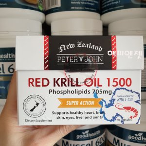 피터앤존 크릴오일 남극크릴오일 오메가3 Krill Oil 1500 60캡슐