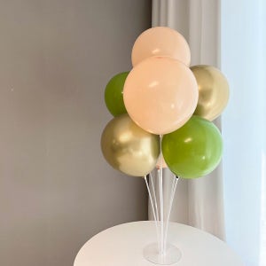 파티아일랜드 풍선스탠드 골드올리브그린세트 스텐드 헬륨풍선