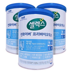 셀렉스 썬화이버 프리바이오틱스 250g x 3통 구아검가수분해물