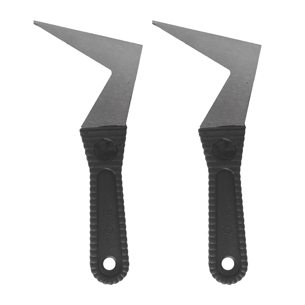 갈고리 기역자 헤라 2P 껌칼 <b>철</b> 칼 벽 유리 바닥 껌 스티커 커터 페인트 청소 도구