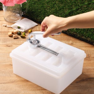 매실씨빼기 받침통세트 매실씨 제거기 빼는기계 작두 망치