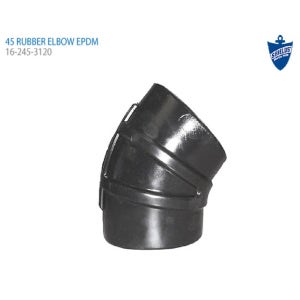 SHIELDS 내연기관 습식 배기용 고무엘보 45도