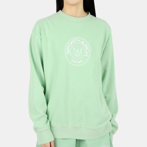디몬트 스포티앤리치 공용 클럽 모나코 맨투맨(세이지/화이트) MONACO CREWNECK SAGE/WHITE