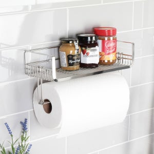 스파이더락 키친타올걸이 선반 무타공 주방 수납 정리대 거치대