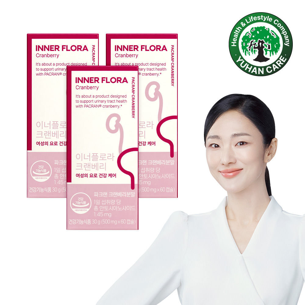 뉴오리진 요로건강 이너플로라 크랜베리 3박스 (총 3개월분)