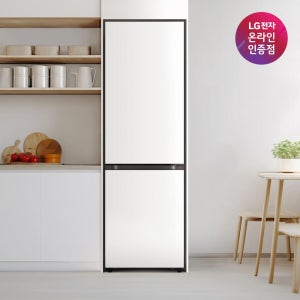 LG 모던엣지 냉장고 오브제컬렉션 Q342GBB133S 컨버터블 빌트인 344L (베이지+베이지/글라스)