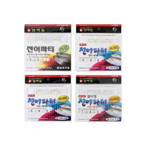 금호 15본 전어파티 어피+파이프 니켈 KS-404 고등어