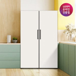 LG전자 컨버터블 패키지 오브제컬렉션 XY321 (X321AA3+Y321AA3) 양문형 2도어 냉장고 세트 705L (냉장+냉동/색상선택) 키트포함