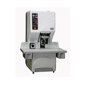 제본천공기(1공 5cm 500매) KB-801H, 원터치 방식으로 버튼만 누르면 자동으로 천공에서 제본까지 한번에 500매 천공 및 제본