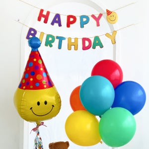 레인보우 빅스마일 생일 파티세트 파티용품 홈파티 두돌상 세돌상