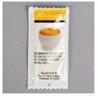 Yellow Mustard Portion Packet 옐로우 머스타드 포션 패킷 5.5g 500개입