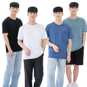 기능성원단 퍼포먼스 남성 캐주얼 반팔 티셔츠