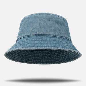 국내제작 데님버킷햇 여성 벙거지모자 청모자