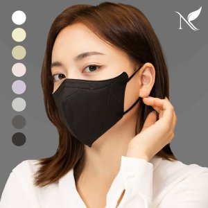내추럴키스 다이아핏 KF94 새부리형 마스크 S(소형), 블랙, 25개