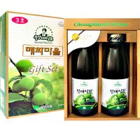 홍쌍리 청매실원 1000ml x 2병 / 홍쌍리매실 매실액상 매실원액 매실액 매실액기스 매실즙 매실청 매실엑기스 홍쌍리청매실원 홍쌍리청매실 청매실원선물세트3호 홍쌍리청매실농원