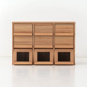 필몬 미니수납장 3문6서랍 NFM4262D 620x235x420mm, 3단, 캄포어베니어1184.5279