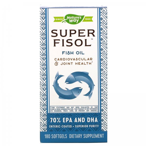 네이쳐스웨이 Super <b>Fisol</b> Fish <b>오일</b> 180 Softgels