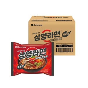 삼양라면 매운맛 봉지라면 120g 40봉