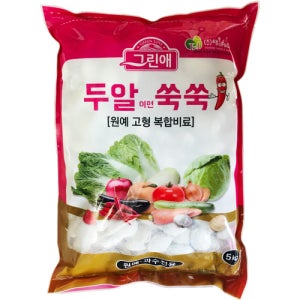 두알쑥쑥 태흥 고형 복합 비료 5kg 완효성 원예 과수용 식물 종합 영양제 채소