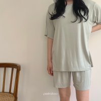 피카부 ufeff팬더세트엄빠용 6color(패밀리룩) 여름 엄마아들 엄마딸 아빠딸 아기랑커플룩