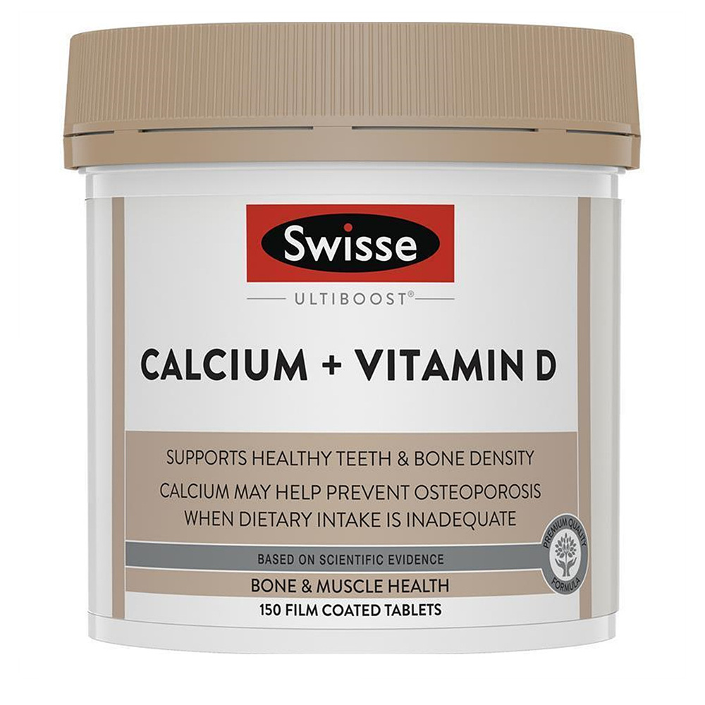Swisse Calcium + Vitamin D <b>스위스 칼슘</b> 비타민D 150정