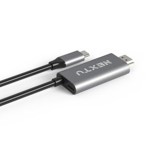 이지넷유비쿼터스 넥스트 NEXT-2247CHPD Type C to HDMI 미러링 PD100W 충전 케이블