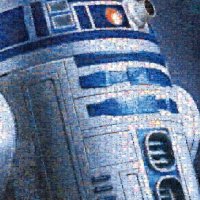1000피스 지그소 퍼즐 STAR WARS R2-D2(포토 모자이크)(51x73.5cm)