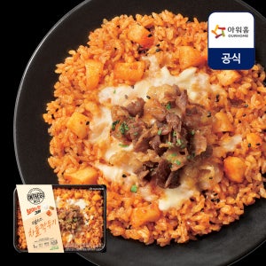 아워홈 온더고 직장인 냉동 도시락 더블치즈 차돌깍두기 300g