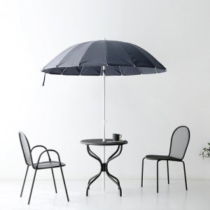 방수 홈캠핑 홈카페 테라스 각도 조절 심플 자외선 차단 방수 파라솔 마켓비 INSIA