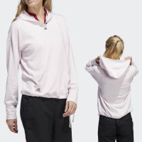 아디다스 여성 골프웨어 ESSENTIALS SLUB HOODIE Almost Pink