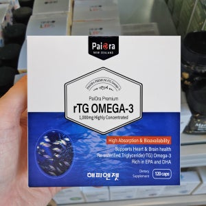 파이오라 알티지 오메가3 오일 RTG 피쉬오일 120캡슐 OMEGA-3FISHOIL