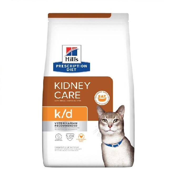 힐스 캣 kd k/d 1.81kg 프리스크립션 다이어트 Hills kidney care 고양이 신장질환 신부전 레날 처방사료(소포장 대포장)