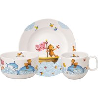 Villeroy & Boch 빌레로이앤보흐 Happy as a Bear 킨더식기 3종세트 해피 애즈 베어