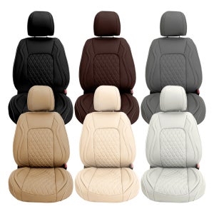 자동차 시트커버 차량용 운전석 풀커버 시트 교체 통풍 가죽 방석 카시트 보호매트 앞좌석1p