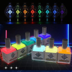 QW모델 수성 형광 메탈릭 섀도우 패널라인 엑센트 먹선도료