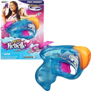 너프건 수퍼소커 레벨레 미니 미션 소커 블루 블래스터 볼트 워터건 물총 장난감총