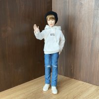 마텔 BTS 인형옷 - 후드티와 청바지, 비니 세트