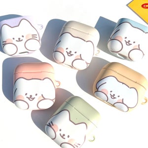 [airpod/pro] 하드 파스텔 댕냥 귀여운 커플 우정 에어팟케이스 에어팟프로