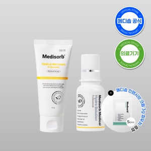 [크림 샘플 5일분 증정] 메디솝 메디컬 MD 크림 프로페셔널 100g + 메디컬 하이드로 솔루션 프로페셔널 30g