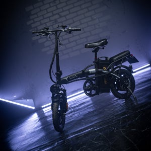 타이탄300 48V 10Ah 접이식 전기자전거 배달용 미니벨로 강아지산책 자전거