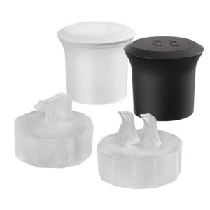 폴라아이스 실리콘 얼음틀 아이스 몰드 트레이 펭귄 북극곰 홈카페 위스키 칵테일 하이볼