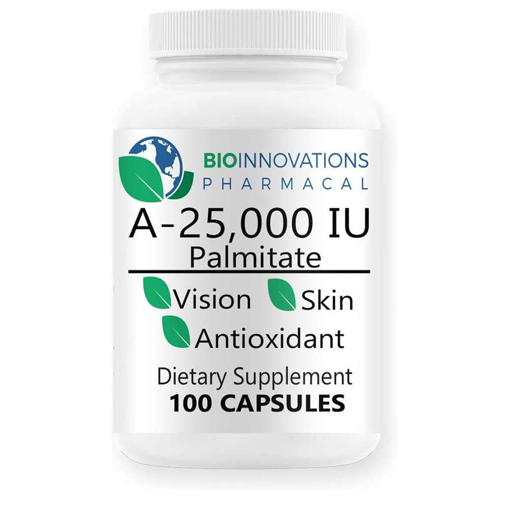 Bio-Innovations Pharmacal <b>비타민 A 25000 IU</b> 파우더 100 캡슐