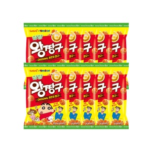 삼양 왕짱구 봉지과자 275g 대용량 간식 스낵 10봉 1박스