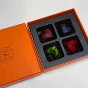 [유기농]영오이칠 봉봉 고급수제초콜릿 수제초콜렛세트 시험 수능 선물 승진답례품 4구 빼빼로데이