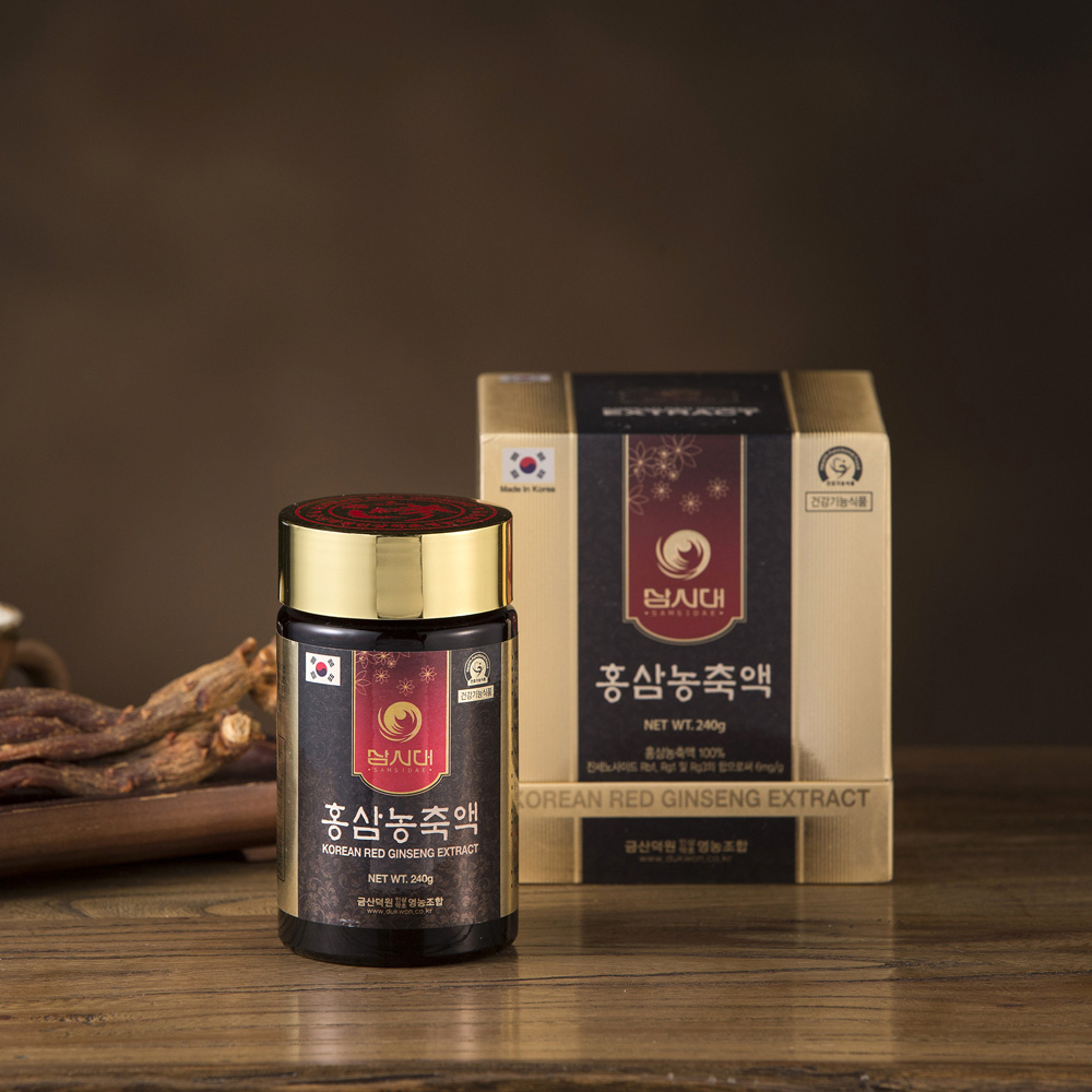 고려홍삼농축액 240g 100%홍삼정 <b>진세노사이드</b><b>Rb1</b>+<b>Rg1</b>+<b>Rg3</b> 18mg/3g