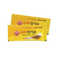 고소한 일회용 참기름 20개 오뚜기 소스 4.5ml